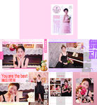 时尚女性写真集展示