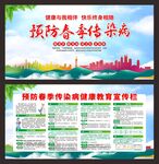 春季预防传染病展板