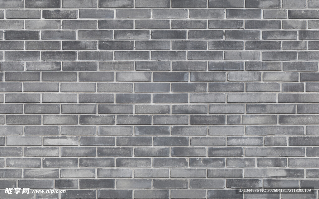 灰色砖块墙面纹理图