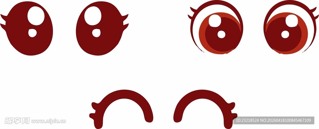 卡通眼睛