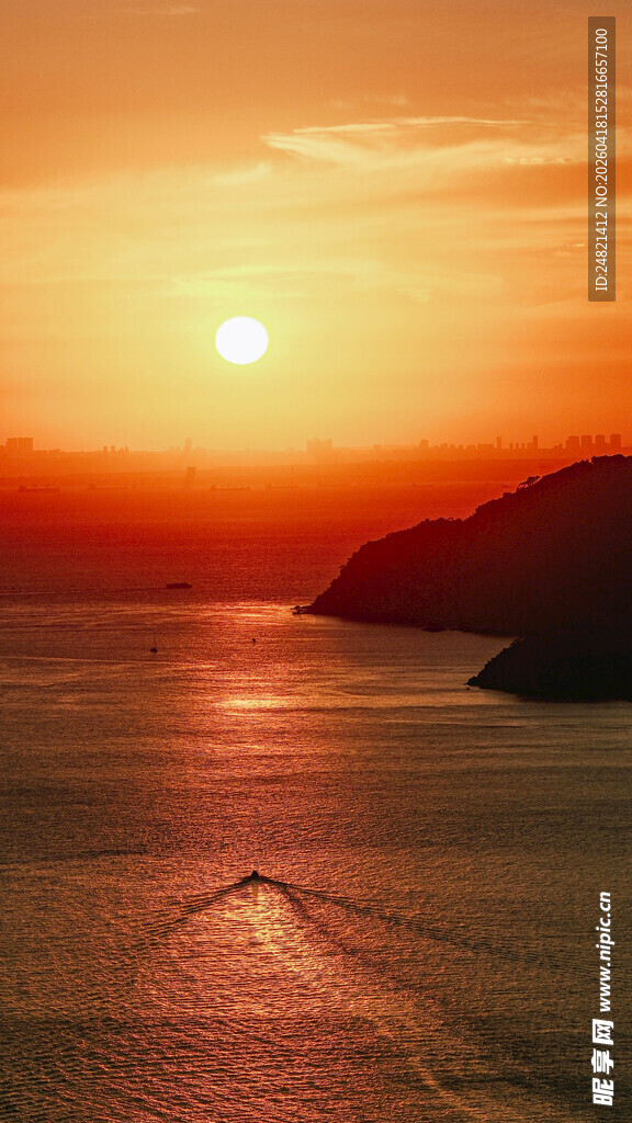 海上日落美景
