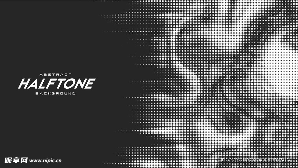 半色调抽象艺术图像