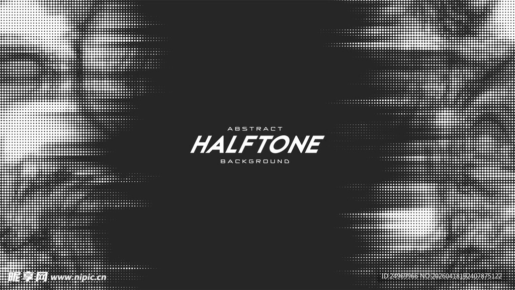 半色调抽象背景图案