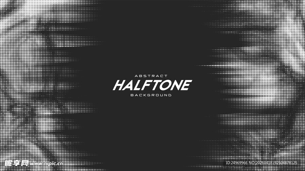 半色调抽象背景图案