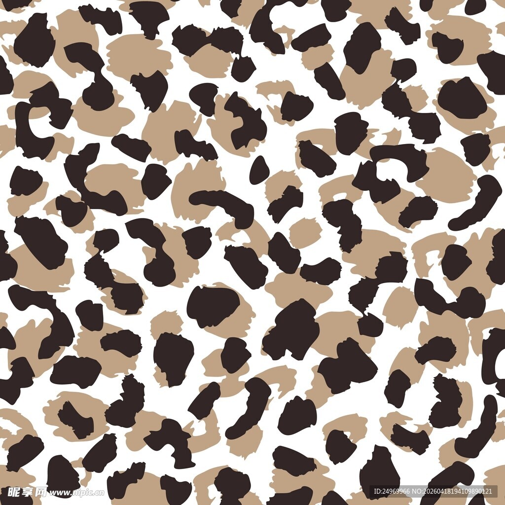 豹纹图案背景纹理