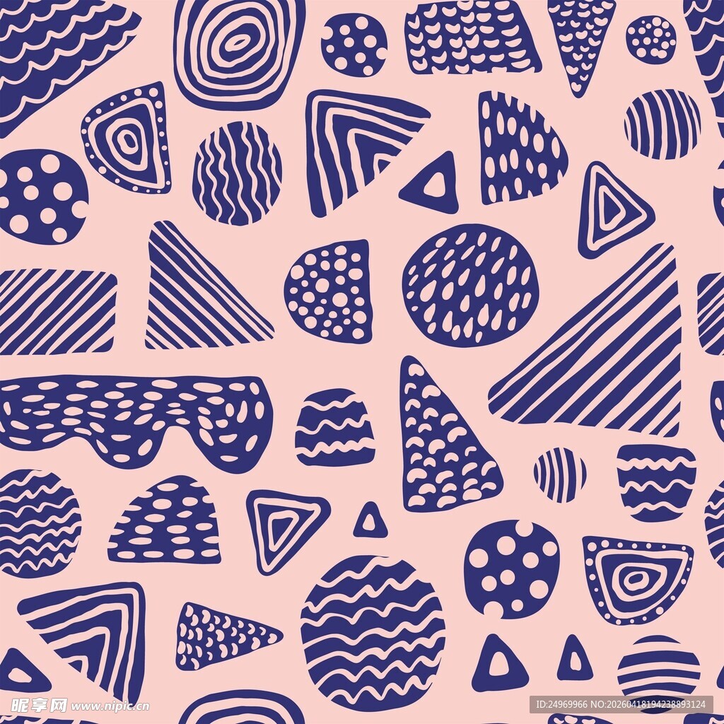 几何图案抽象艺术背景图