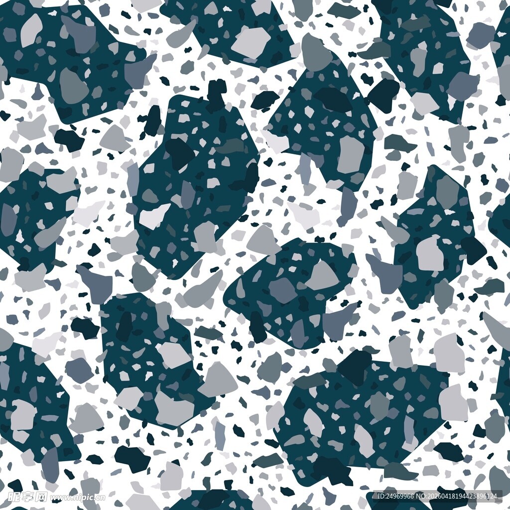 蓝白斑驳纹理图案