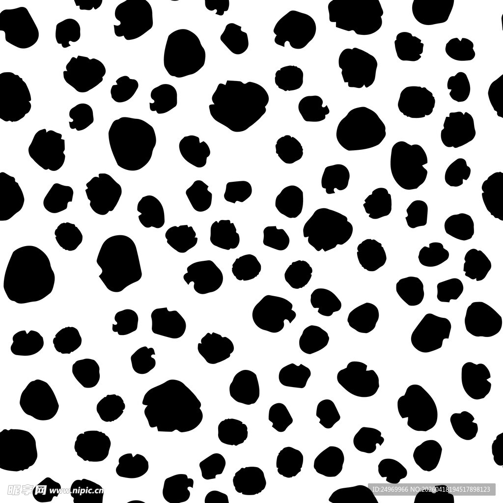 黑白斑点图案纹理背景