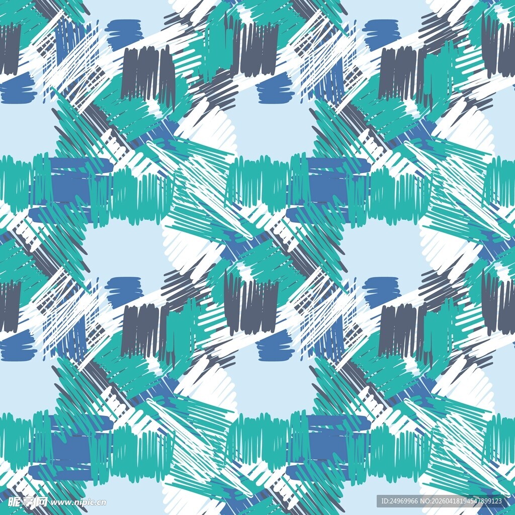 蓝绿几何图案纹理背景