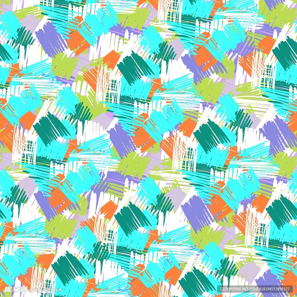 多彩房屋图案背景