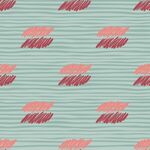 条纹背景上的粉色图案