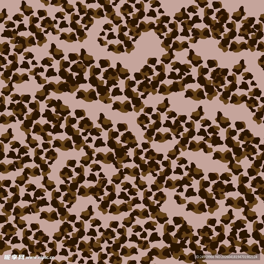 豹纹图案布料纹理