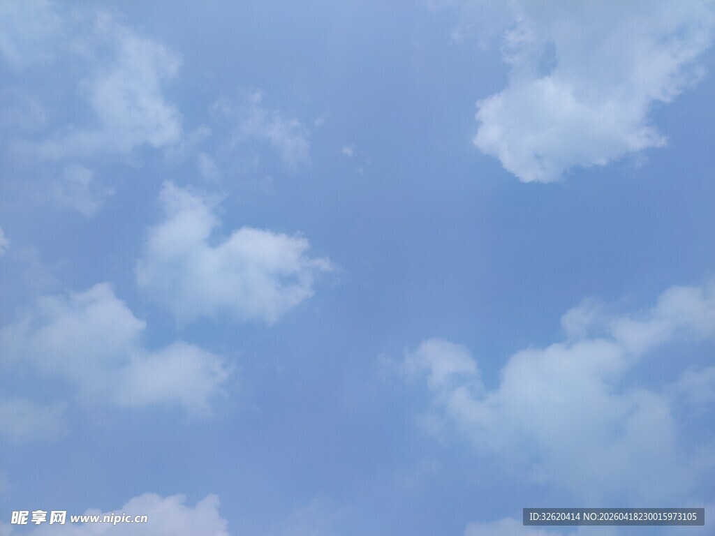蓝天白云美景