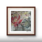 框中花卉抽象艺术画作