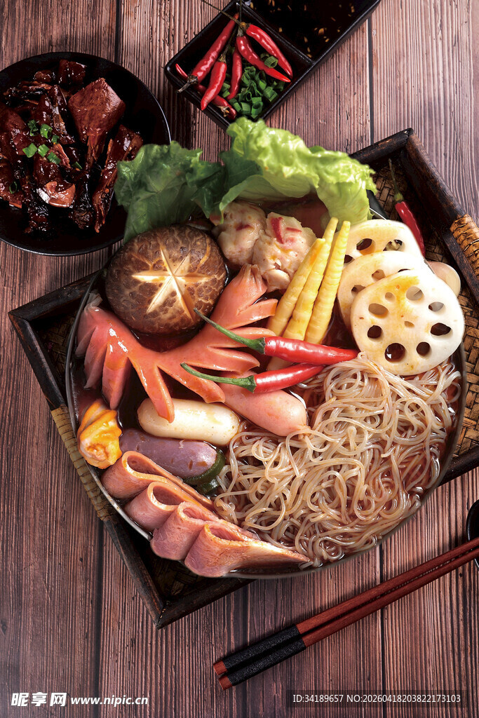 海鲜火锅食材拼盘