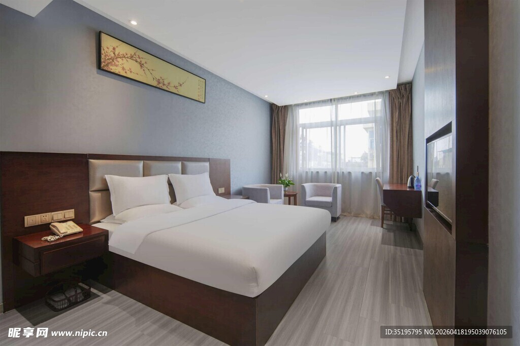 现代简约风格酒店客房