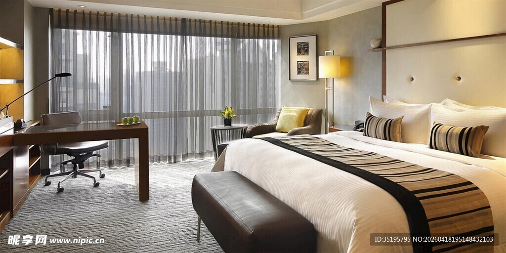 现代简约风格豪华卧室