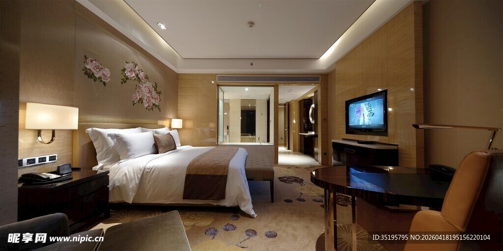 豪华舒适的酒店客房