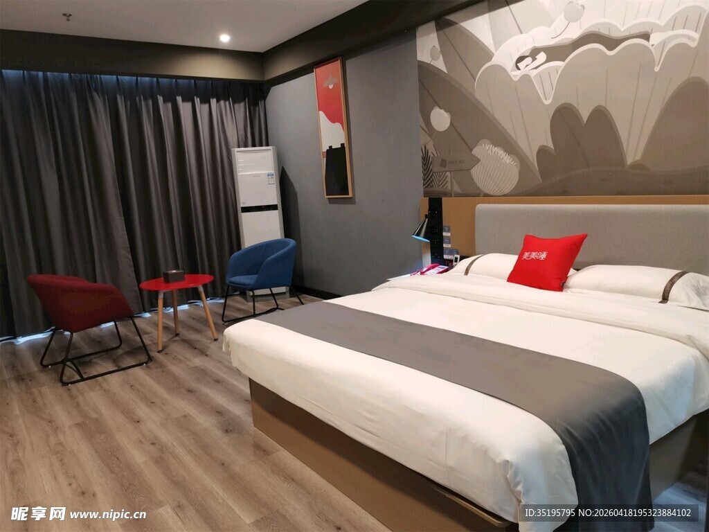 现代简约风格舒适卧室