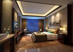 豪华现代风格卧室室内设计