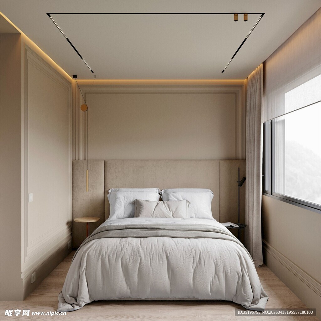简约风格温馨卧室空间