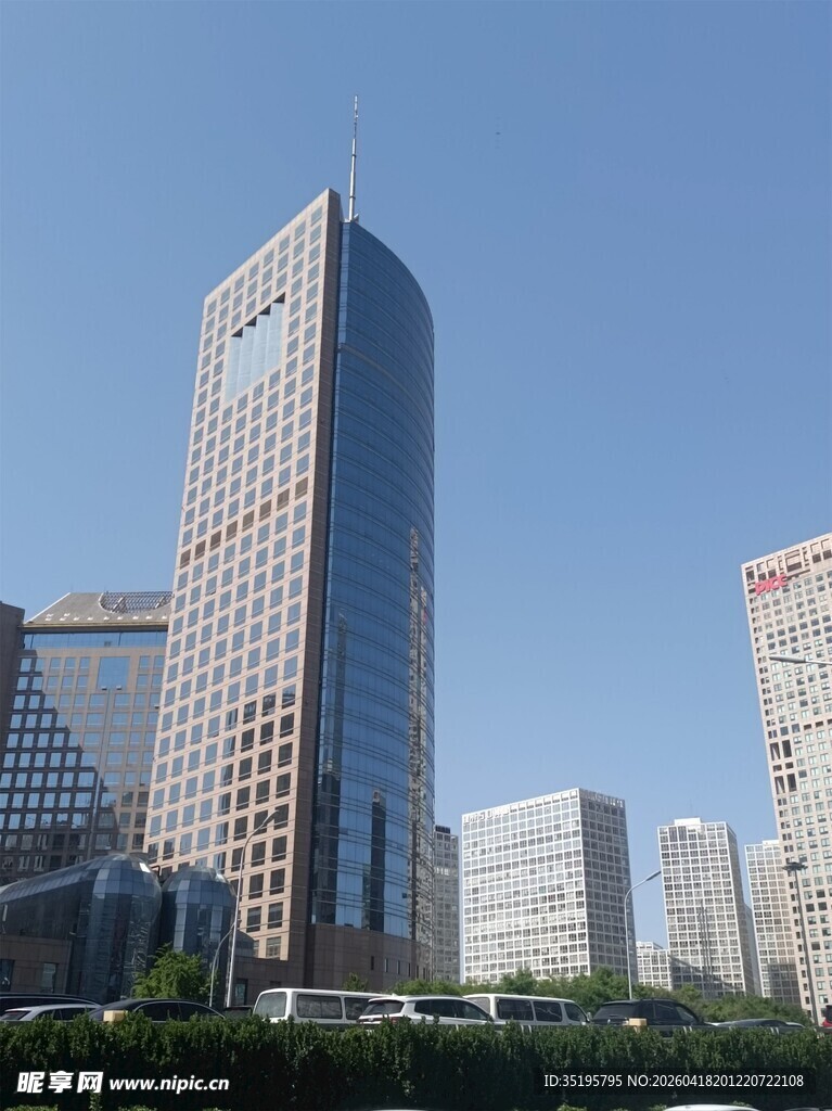 现代都市摩天大楼景观