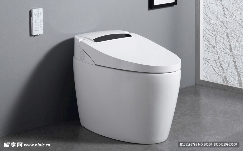 现代简约智能马桶