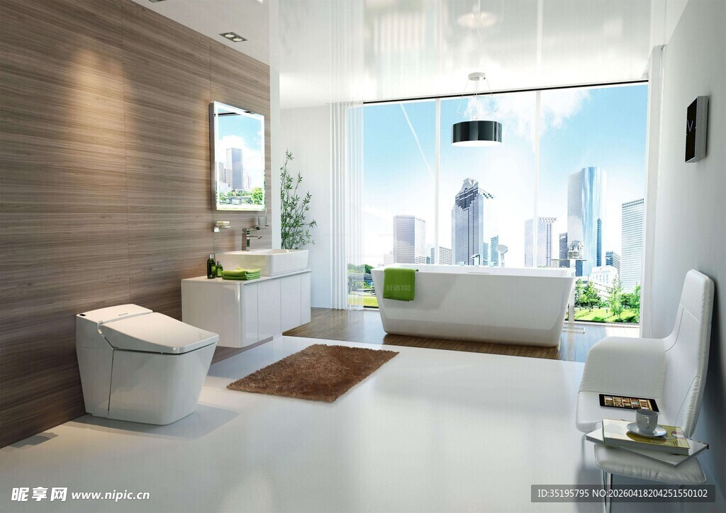 现代简约风格豪华浴室