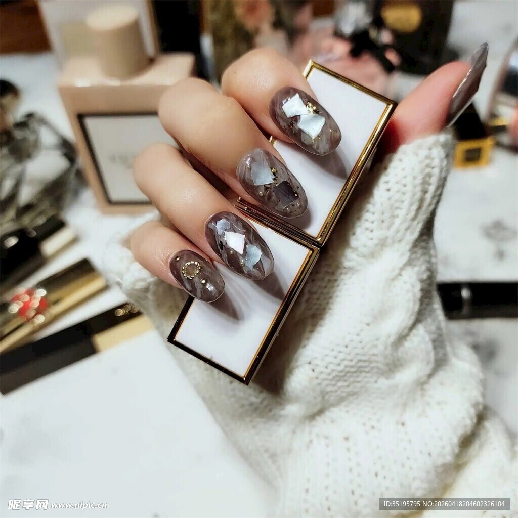 时尚美甲展示