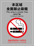 禁止吸烟标识