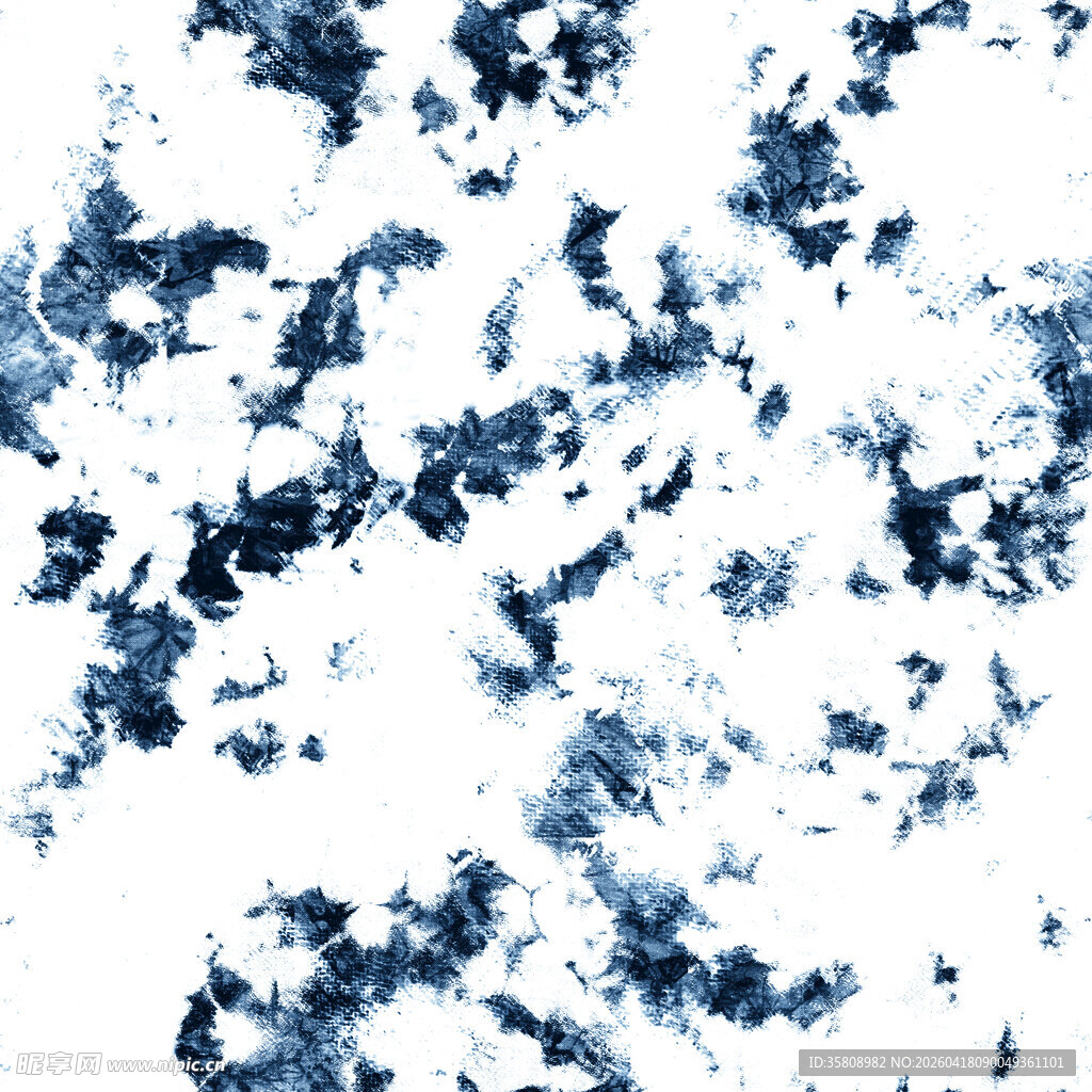 蓝白抽象墨渍纹理背景