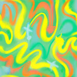 炫彩流体抽象艺术图案