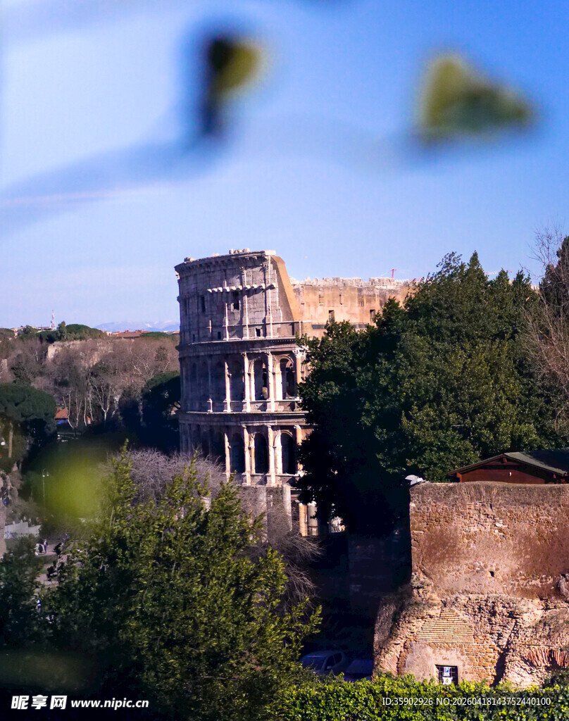 罗马古建筑风景