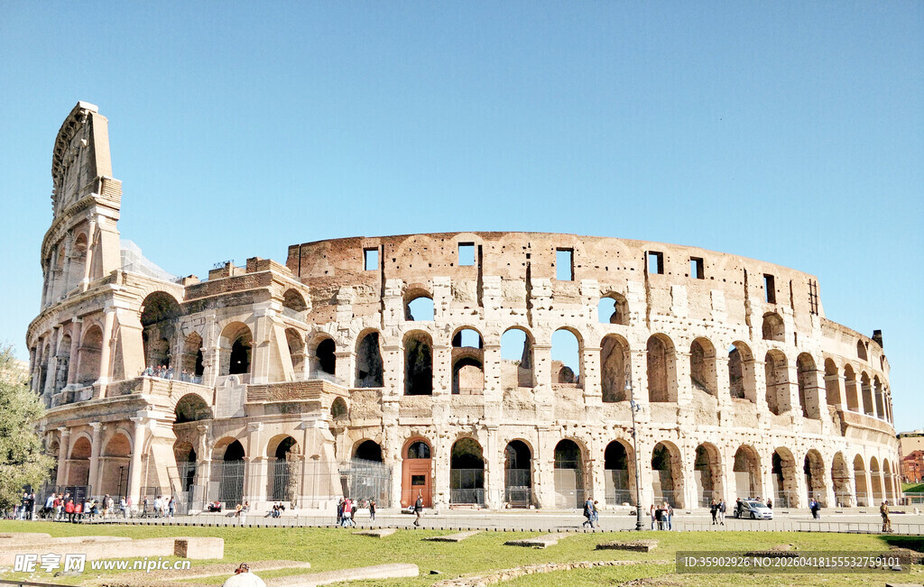 罗马斗兽场外观景象