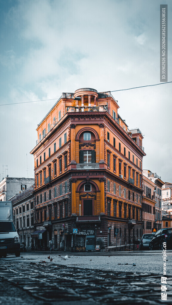 欧式复古建筑街景