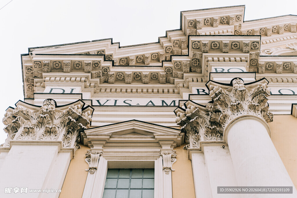 欧式建筑精美装饰细节