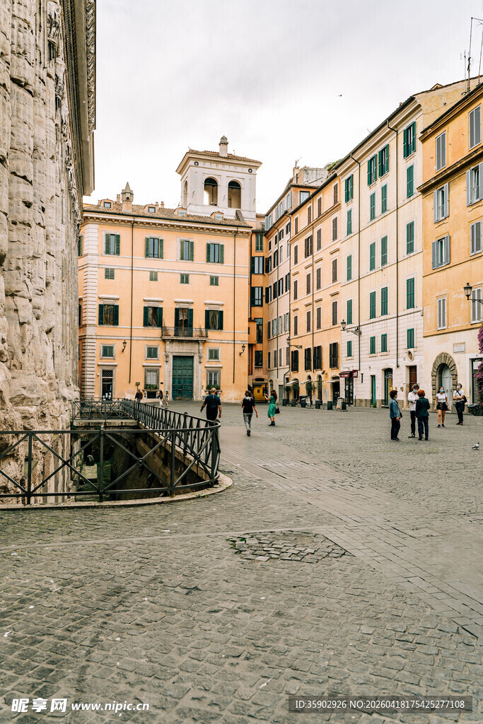 欧式广场建筑景观