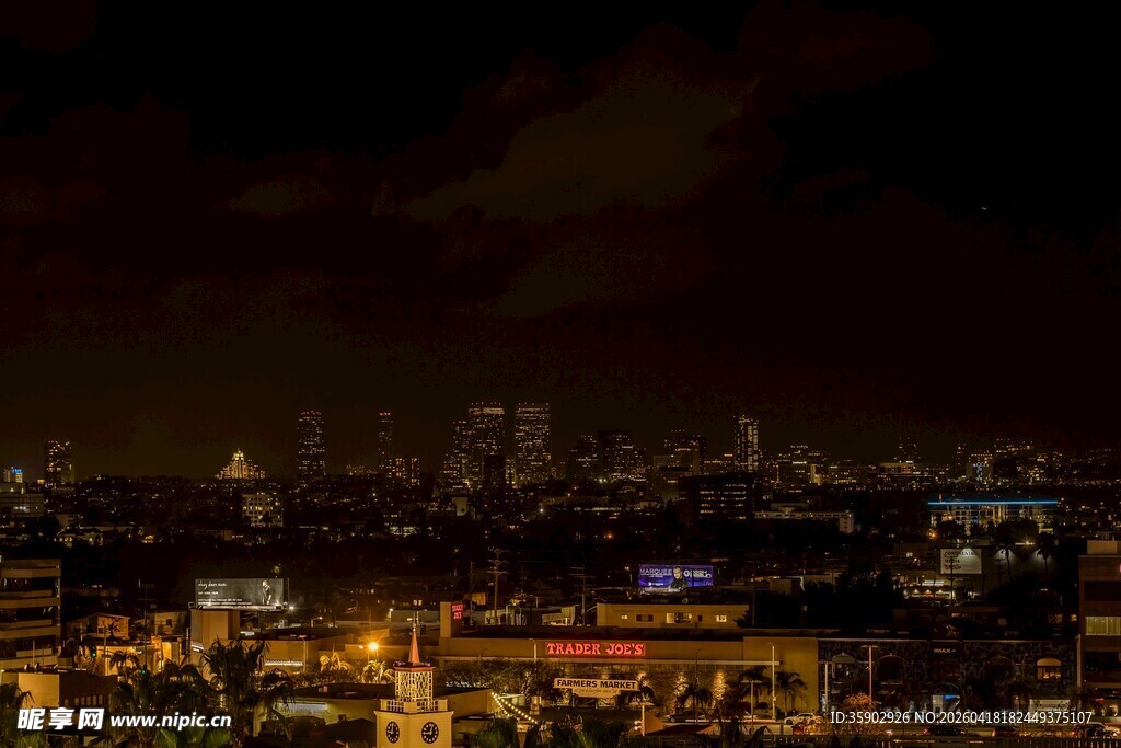 城市璀璨夜景