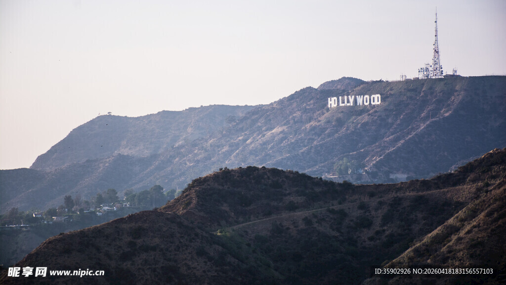 洛杉矶好莱坞山景风光