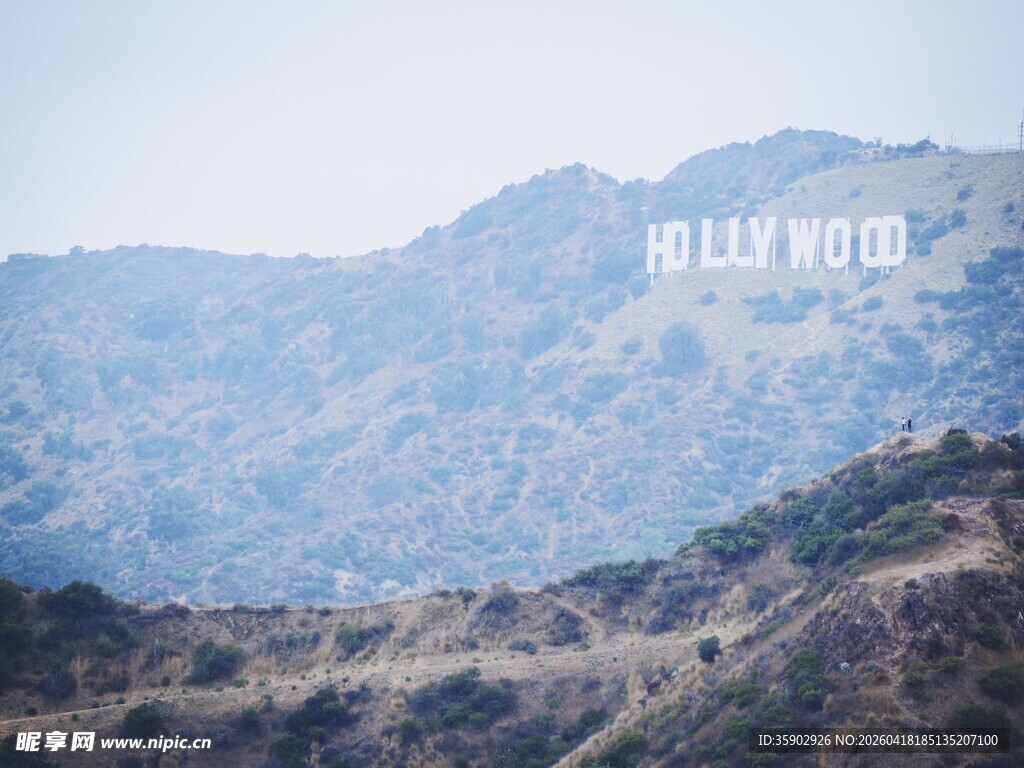 好莱坞标志远景