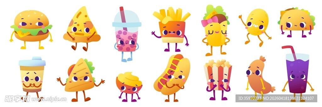 美食卡通形象