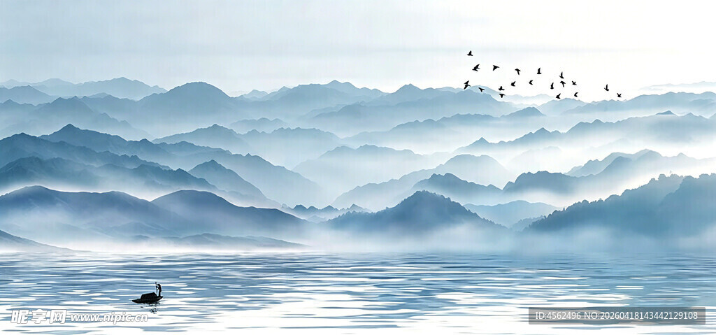 海浪翻涌间飞鸟翱翔