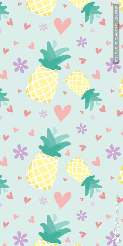 无缝夏季图案背景