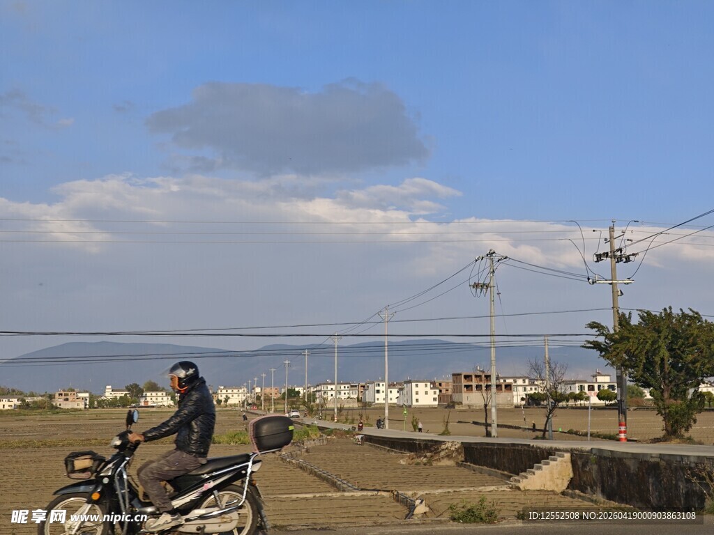 乡村骑行风景