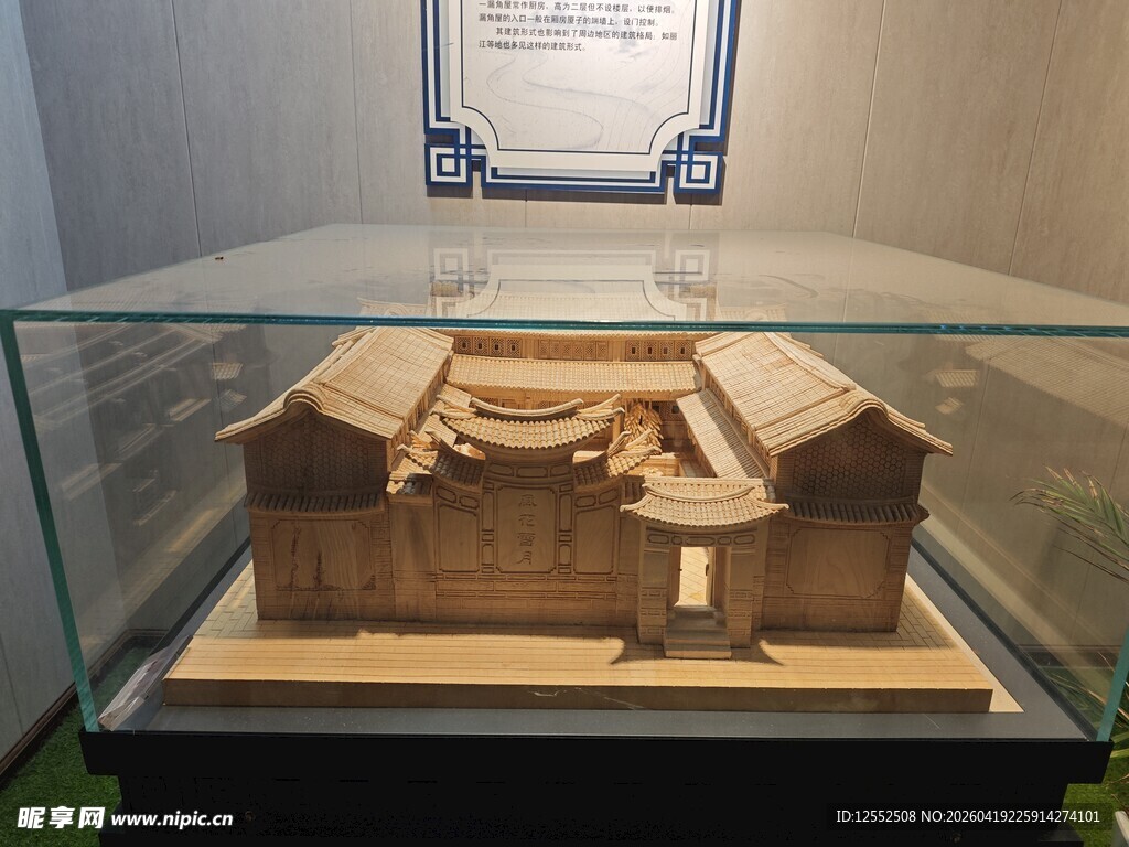 古代建筑模型展品展示