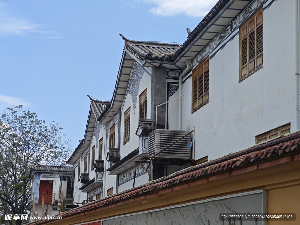 大理古色古香的中式民居建筑