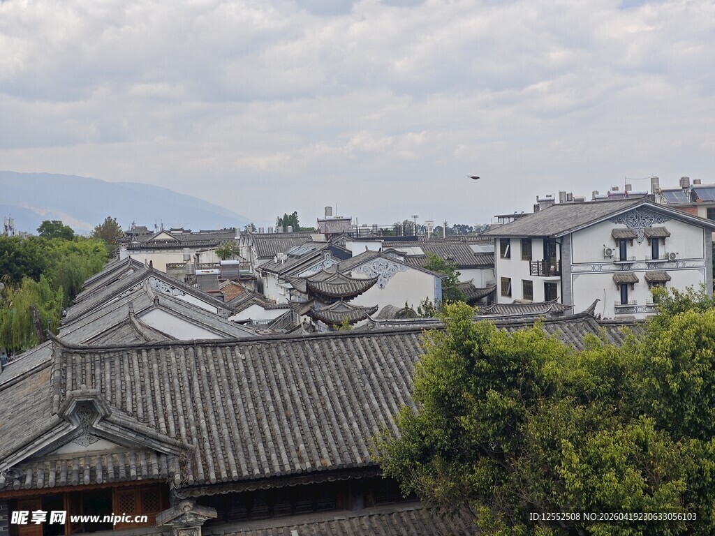 大理古村落屋顶景观