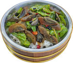 擂椒皮蛋木桶饭