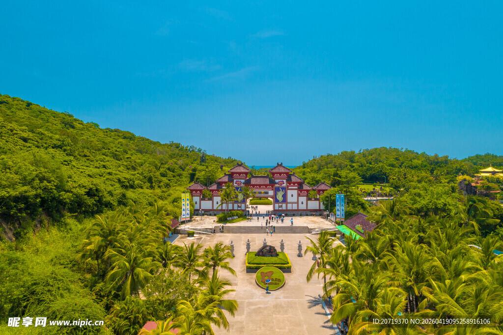 热带风光中的度假胜地