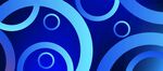 蓝色圆环背景